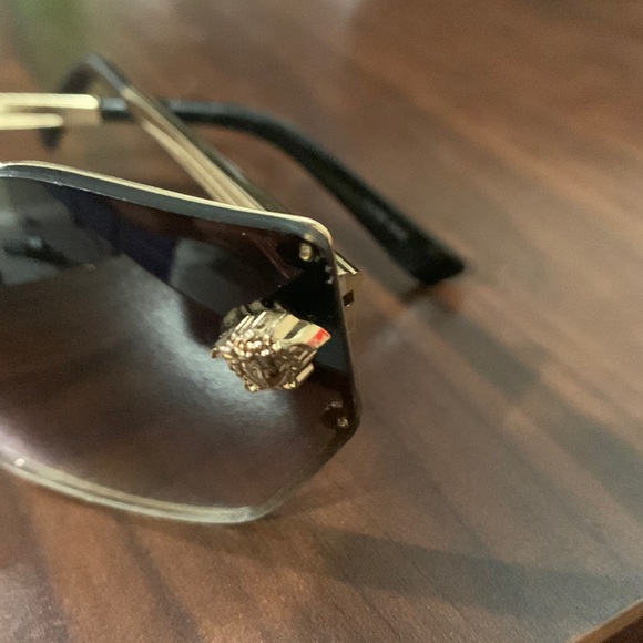 Versace Shield Sunglasses Gradient